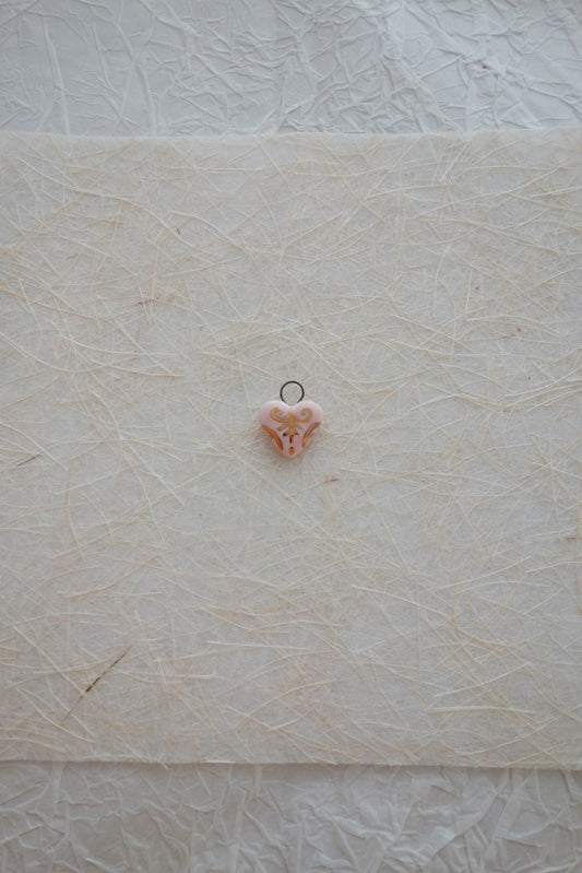 PINK&GOLD ceramic charm necklace