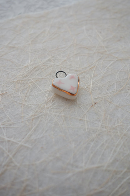 Blossom ceramic charm necklace